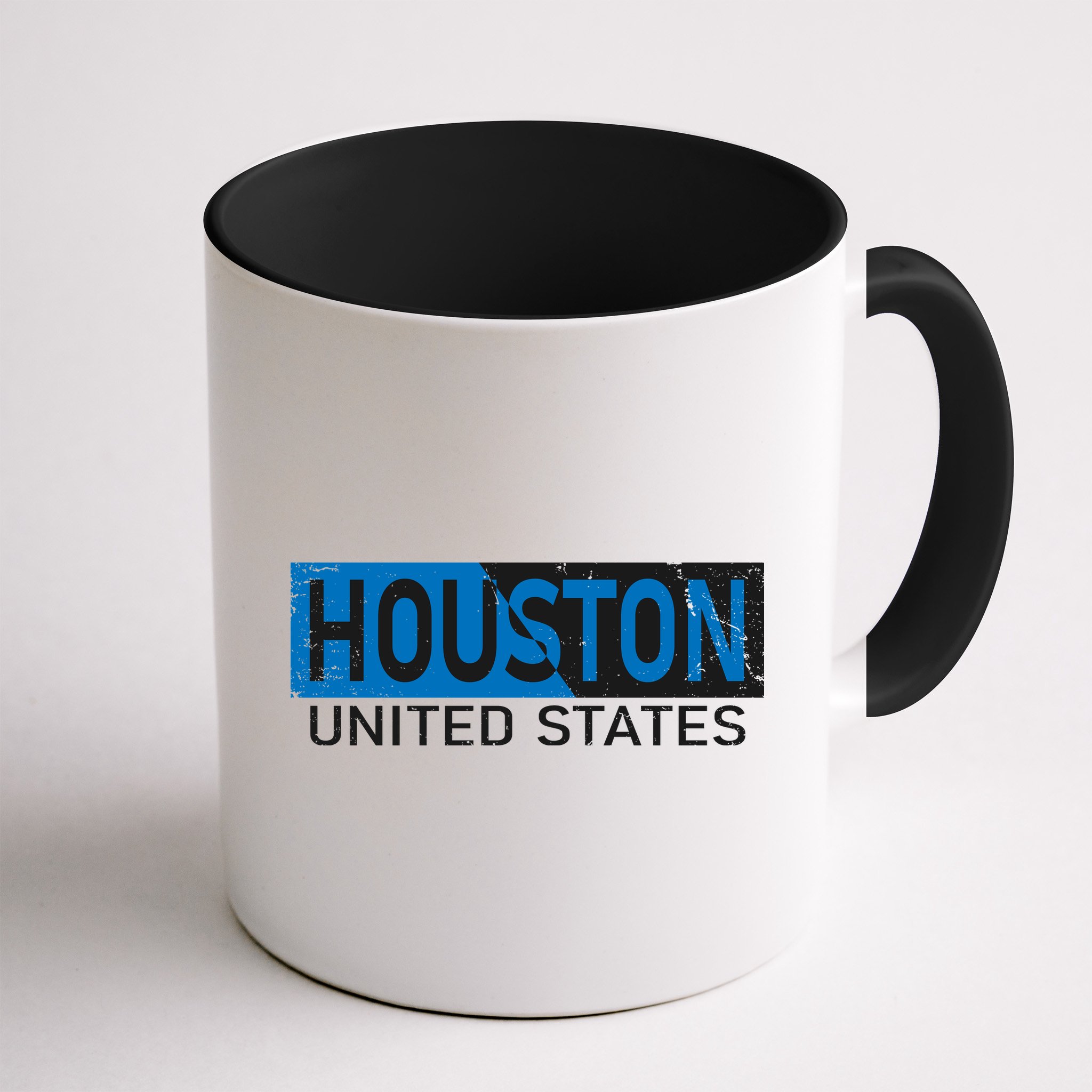 Houston 2 Tone Block Logo Mug
