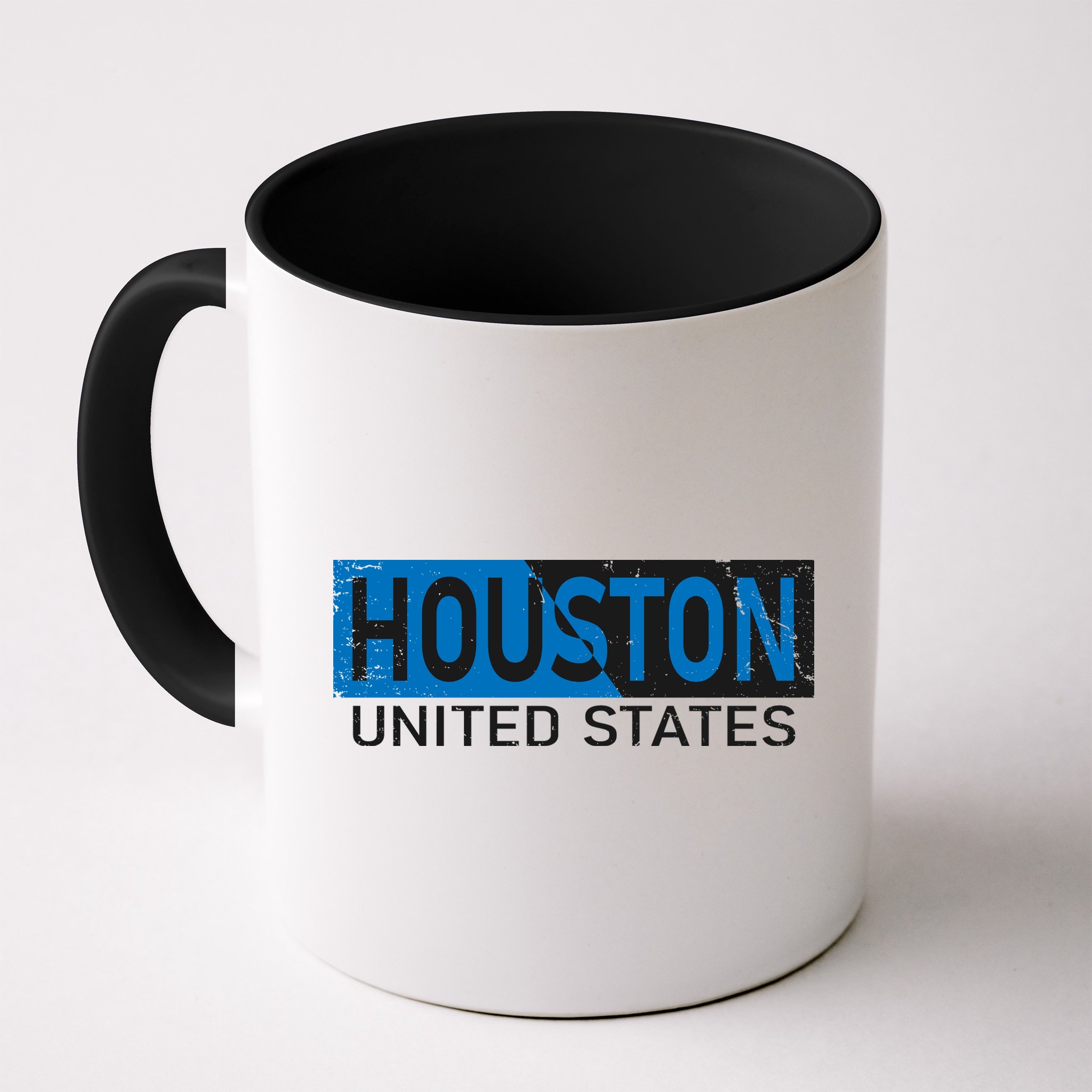 Houston 2 Tone Block Logo Mug