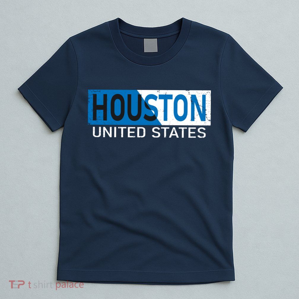Houston 2 Tone Block Logo T-Shirt