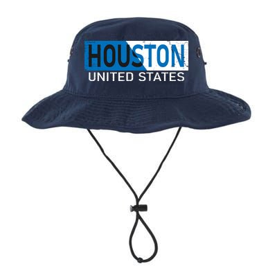 Houston 2 Tone Block Logo Bucket Hat
