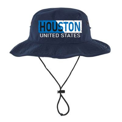 Houston 2 Tone Block Logo Legacy Cool Fit Booney Bucket Hat