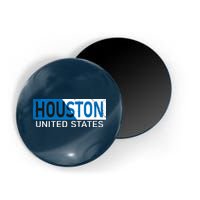 Houston 2 Tone Block Logo Magnet