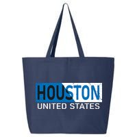 Houston 2 Tone Block Logo 25L Jumbo Tote