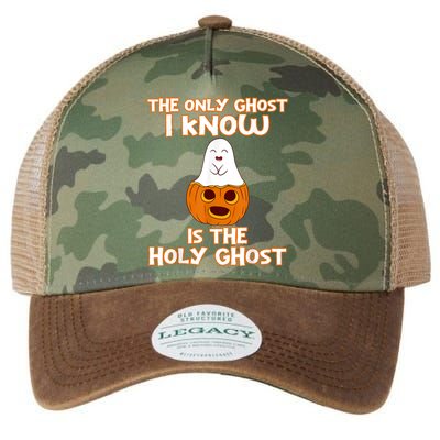 Halloween 2020 The Only Ghost I Know Is The Holy Ghost Legacy Tie Dye Trucker Hat