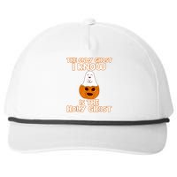 Halloween 2020 The Only Ghost I Know Is The Holy Ghost Snapback Five-Panel Rope Hat