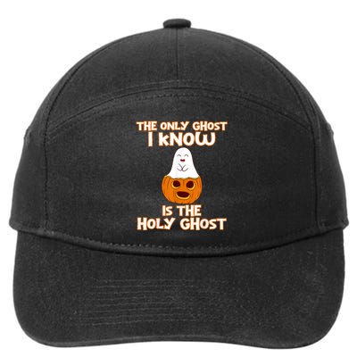 Halloween 2020 The Only Ghost I Know Is The Holy Ghost 7-Panel Snapback Hat