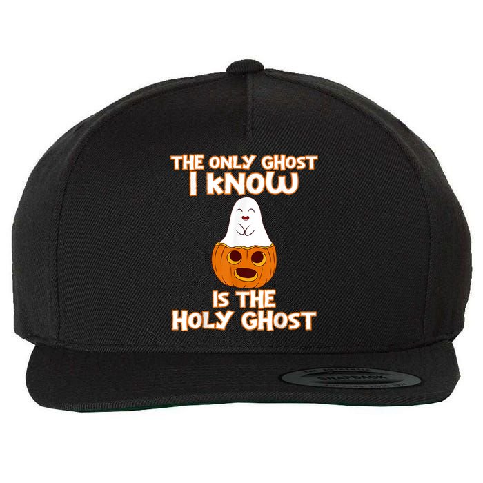 Halloween 2020 The Only Ghost I Know Is The Holy Ghost Wool Snapback Cap