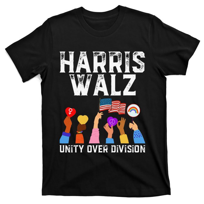 Harriswaltz 2024 Unity Over Division T-Shirt