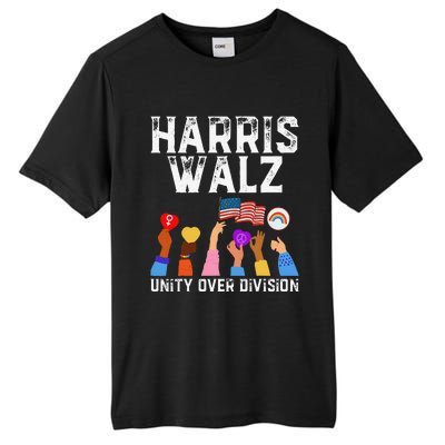 Harriswaltz 2024 Unity Over Division Tall Fusion ChromaSoft Performance T-Shirt