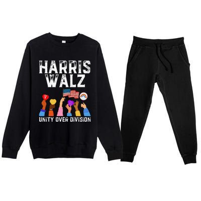 Harriswaltz 2024 Unity Over Division Premium Crewneck Sweatsuit Set