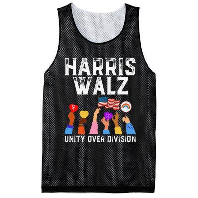 Harriswaltz 2024 Unity Over Division Mesh Reversible Basketball Jersey Tank