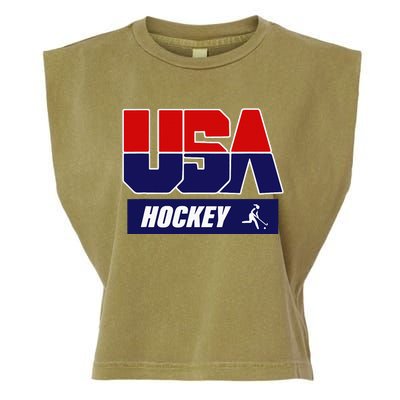 Hockey 2024 Usa Team Garment-Dyed Women's Muscle Tee