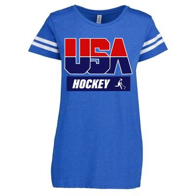 Hockey 2024 Usa Team Enza Ladies Jersey Football T-Shirt