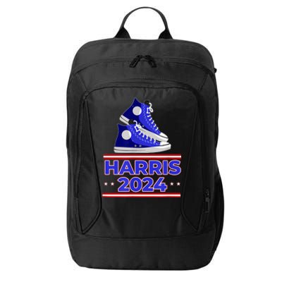 Harris 2024 Vote President Kamala Election Sneakers Meme City Backpack