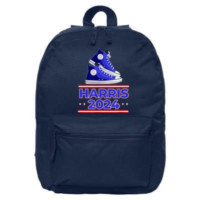 Harris 2024 Vote President Kamala Election Sneakers Meme 16 in Basic Backpack