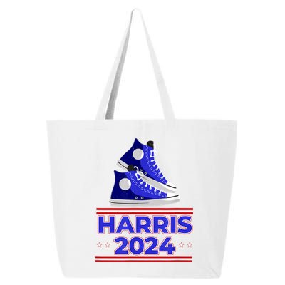 Harris 2024 Vote President Kamala Election Sneakers Meme 25L Jumbo Tote