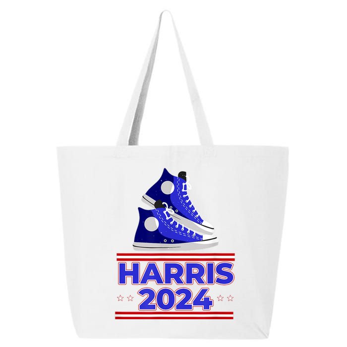 Harris 2024 Vote President Kamala Election Sneakers Meme 25L Jumbo Tote