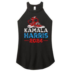 Harris 2024 Vote President Kamala Election Sneakers Women's Perfect Tri Rocker Tank