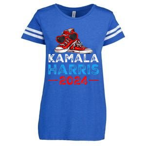 Harris 2024 Vote President Kamala Election Sneakers Enza Ladies Jersey Football T-Shirt