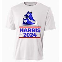 Harris 2024 Vote President Kamala Election Sneakers Meme Cooling Performance Crew T-Shirt