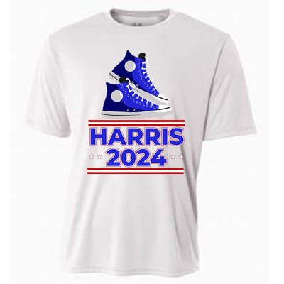 Harris 2024 Vote President Kamala Election Sneakers Meme Cooling Performance Crew T-Shirt