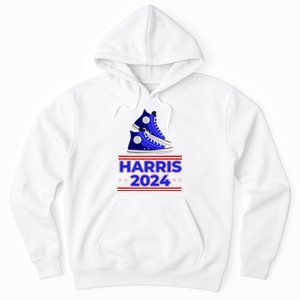 Harris 2024 Vote President Kamala Election Sneakers Meme Hoodie