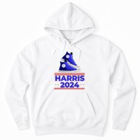 Harris 2024 Vote President Kamala Election Sneakers Meme Hoodie