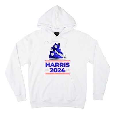 Harris 2024 Vote President Kamala Election Sneakers Meme Hoodie