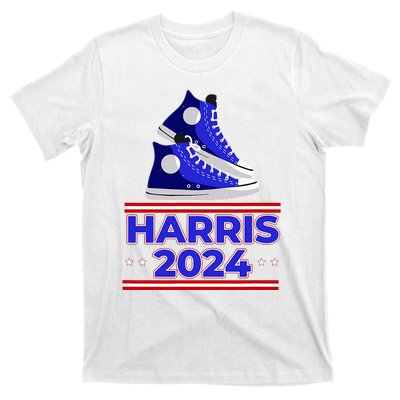 Harris 2024 Vote President Kamala Election Sneakers Meme T-Shirt