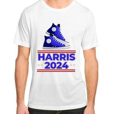 Harris 2024 Vote President Kamala Election Sneakers Meme Adult ChromaSoft Performance T-Shirt