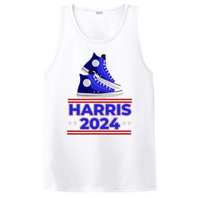 Harris 2024 Vote President Kamala Election Sneakers Meme PosiCharge Competitor Tank