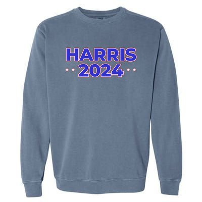 Harris 2024 Vote President Kamala Election Garment-Dyed Sweatshirt