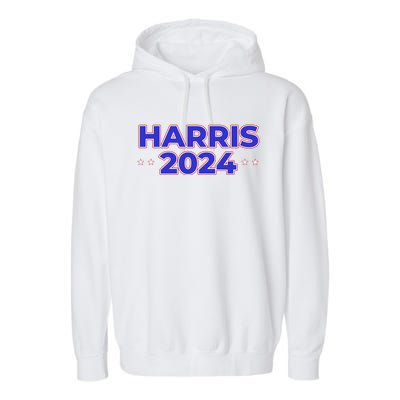 Harris 2024 Vote President Kamala Election Garment-Dyed Fleece Hoodie