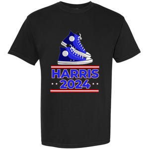 Harris 2024 Vote President Kamala Election Sneakers Meme Garment-Dyed Heavyweight T-Shirt