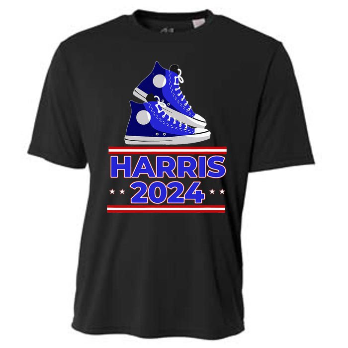 Harris 2024 Vote President Kamala Election Sneakers Meme Cooling Performance Crew T-Shirt