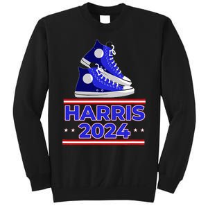 Harris 2024 Vote President Kamala Election Sneakers Meme Sweatshirt