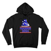 Harris 2024 Vote President Kamala Election Sneakers Meme Tall Hoodie