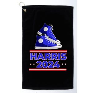 Harris 2024 Vote President Kamala Election Sneakers Meme Platinum Collection Golf Towel