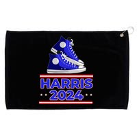 Harris 2024 Vote President Kamala Election Sneakers Meme Grommeted Golf Towel