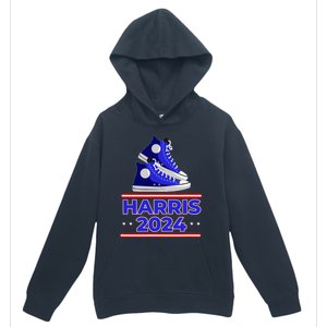 Harris 2024 Vote President Kamala Election Sneakers Meme Urban Pullover Hoodie