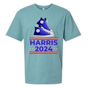 Harris 2024 Vote President Kamala Election Sneakers Meme Sueded Cloud Jersey T-Shirt