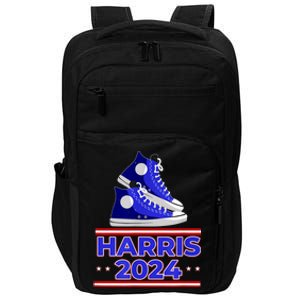 Harris 2024 Vote President Kamala Election Sneakers Meme Impact Tech Backpack