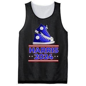 Harris 2024 Vote President Kamala Election Sneakers Meme Mesh Reversible Basketball Jersey Tank