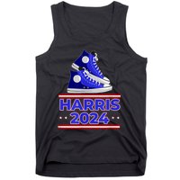 Harris 2024 Vote President Kamala Election Sneakers Meme Tank Top