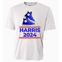 Harris 2024 Vote President Kamala Election Sneakers Meme Cooling Performance Crew T-Shirt