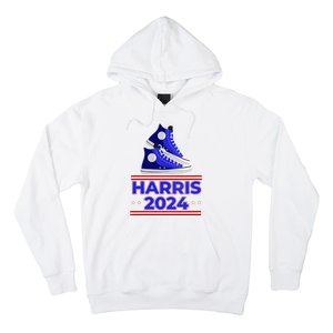 Harris 2024 Vote President Kamala Election Sneakers Meme Hoodie