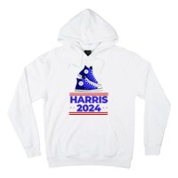 Harris 2024 Vote President Kamala Election Sneakers Meme Hoodie