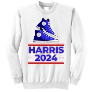 Harris 2024 Vote President Kamala Election Sneakers Meme Sweatshirt