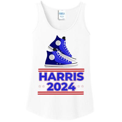 Harris 2024 Vote President Kamala Election Sneakers Meme Ladies Essential Tank