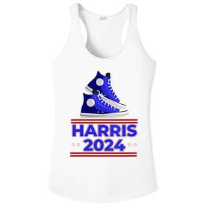 Harris 2024 Vote President Kamala Election Sneakers Meme Ladies PosiCharge Competitor Racerback Tank